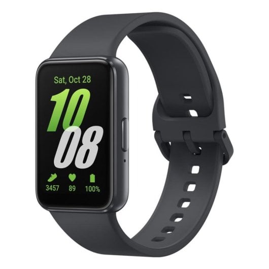 Samsung Galaxy Fit3 Bluetooth 40mm AMOLED Cinzento Resistência Água 5ATM+IP68 SpO2 Pulsómetro