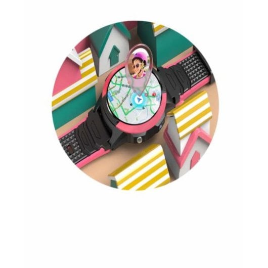 SaveFamily Slim 4G GPS 1.28" IPS Pink IP67 Einheitsgröße Wasserdicht SOS Kamera