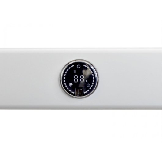 Toallero eléctrico Purline NTW-15W aluminio 500W wifi display LED IP24 pared blanco