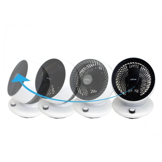 Ventilador Purline VENTY TA 45 45W Control electrónico Oscilación Vertical Blanco/Negro ABS