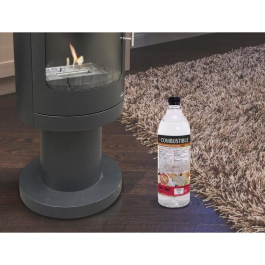 Combustible ecológico Purline LIQ-WOOD aroma leña para biochimeneas 12x1L sin humos ni olores