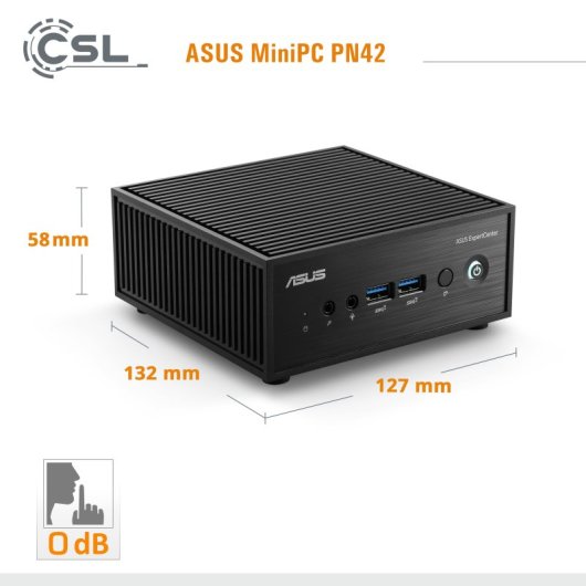 PC de bureau ASUS PN42 Intel N100 32GB 4TB SSD Intel UHD Windows 11 Pro WiFi 6
