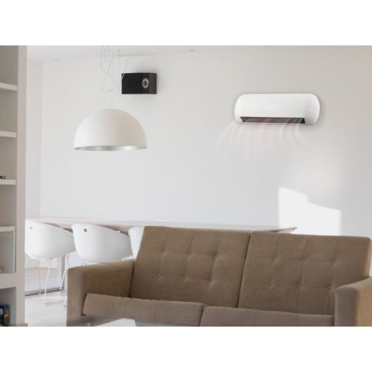 Calefactor Purline HOTI M55 cerámico mural 2000W lamas oscilantes Open Window LED