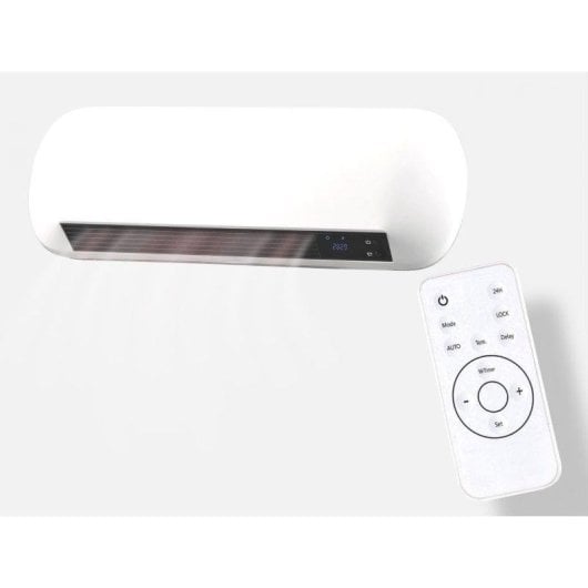 Calefactor Purline HOTI M55 cerámico mural 2000W lamas oscilantes Open Window LED