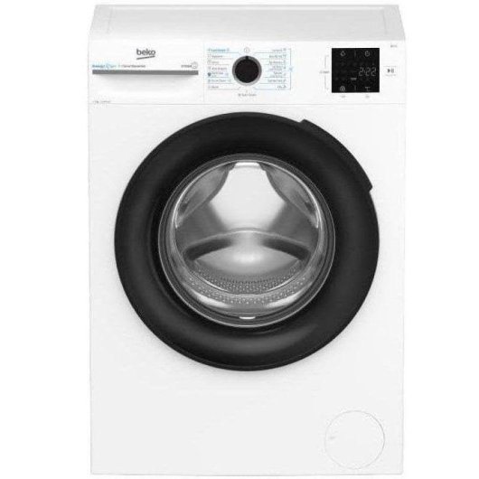 Máquina de Lavar Roupa Beko B300 BM3WFT3821WB Carga Frontal 8 kg 1200 rpm Classe A Branca