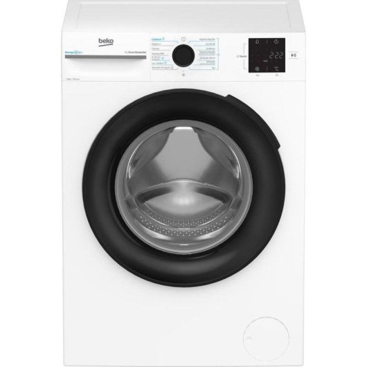 Máquina de Lavar Roupa Beko B300 BM3WFT3821WB Carga Frontal 8 kg 1200 rpm Classe A Branca
