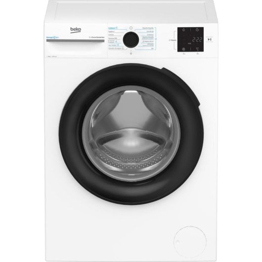 Máquina de Lavar Roupa Beko B300 BM3WFT3821WB Carga Frontal 8 kg 1200 rpm Classe A Branca