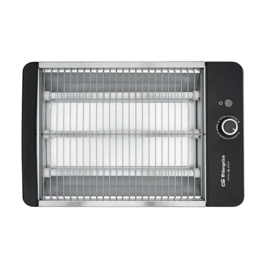 Torradeira Orbegozo TO 2030 Aço Inox 1000W 3 Resistências de Quartzo 6 Níveis