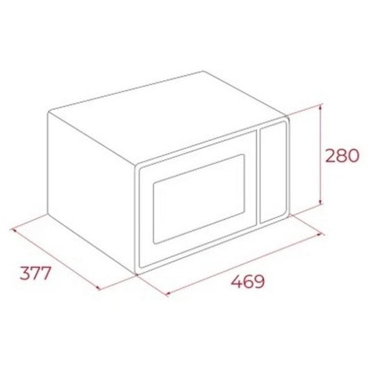 Microgolfoven Teka 25L 900W Grill 1000W 8 Programma's Vrijstaand Kinderbeveiliging