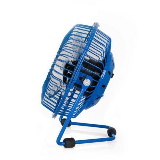 Ventilateur de table Orbegozo PW 1026 8 W USB bleu 10 cm en métal