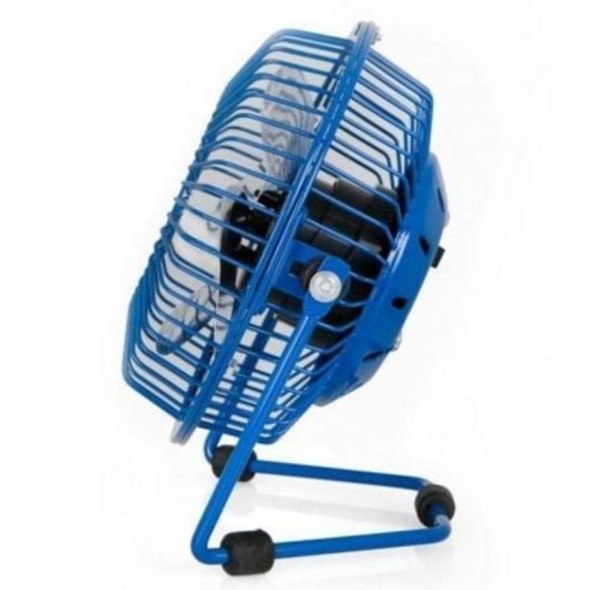 Ventoinha de Sobremesa Orbegozo PW 1026 8W 10cm USB Azul Metálica Silenciosa