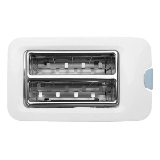 Tostadora Orbegozo TO 3020 2 Ranuras 750W 7 Niveles Descongelar Blanco y Gris
