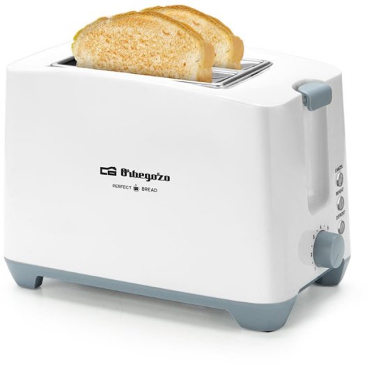 Orbegozo TO 3020 Tostadora 2 Rebanadas 750W Blanca