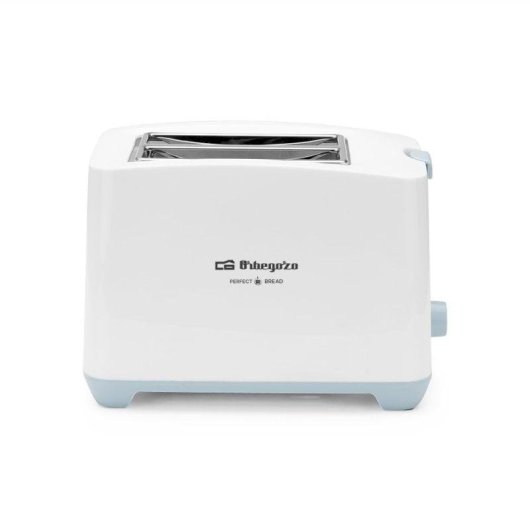 Tostadora Orbegozo TO 3020 2 Ranuras 750W 7 Niveles Descongelar Blanco y Gris
