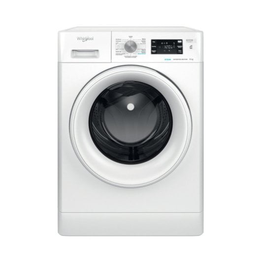 Lavadora Whirlpool FFB9269WV 9kg Carga Frontal 1200rpm Clase A Blanco Motor Inverter