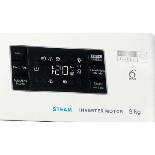 Lavadora Whirlpool FFB9269WV 9kg Carga Frontal 1200rpm Clase A Blanco Motor Inverter