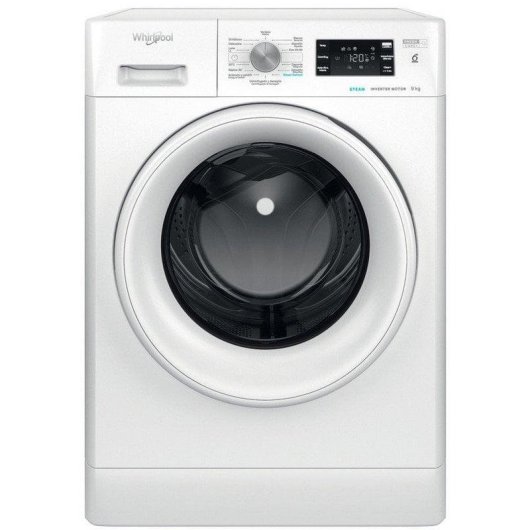 Máquina de Lavar Roupa Whirlpool FFB 9489 WV SPT 9 Kg 1400rpm A Branco 6th SENSE