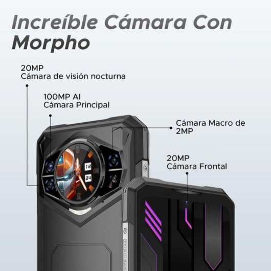 Doogee S200X 5G 12GB Negro 512GB Cámara 100MP