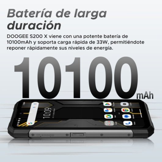 Smartphone Doogee S200X 32GB RAM 512GB 5G AMOLED 100MP Batería 10100mAh IP69K