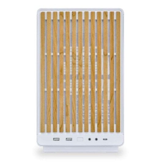 Caixa PC Lian Li A3-mATX Branco/Madeira clara Micro Torre Compacta