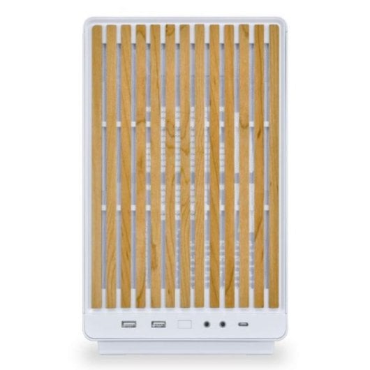 Caixa PC Lian Li A3-mATX Branco/Madeira clara Micro Torre Compacta