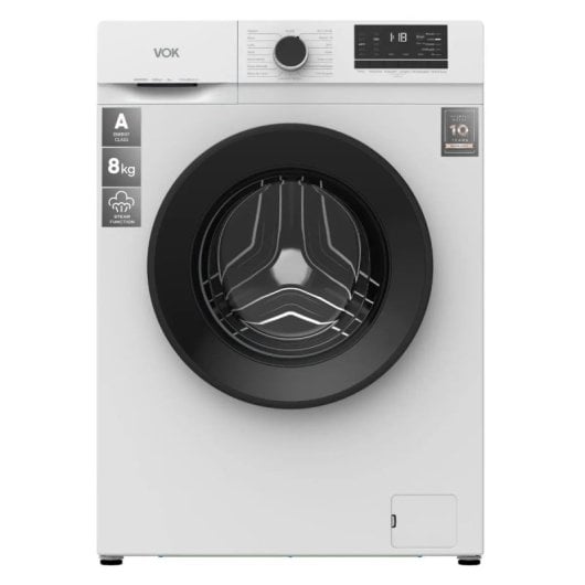 VOK EVW-8BAWL21 Lavadora Carga Frontal 8kg 1200rpm A Motor Inverter Blanca