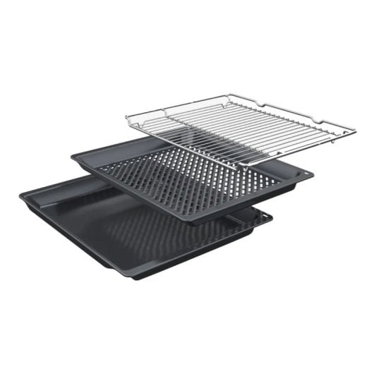 Horno eléctrico Bosch HBG579ES3 71L Gris pirolítico WiFi A+ SoftClose TFT