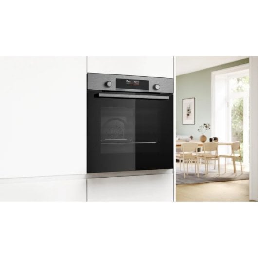 Horno eléctrico Bosch HBG579ES3 71L Gris pirolítico WiFi A+ SoftClose TFT