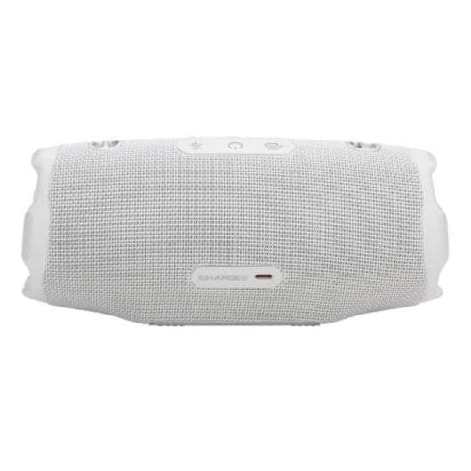 Coluna de som portátil Bluetooth JBL 45W Powerbank IP68 Auracast Branco Bateria com duração de 28h