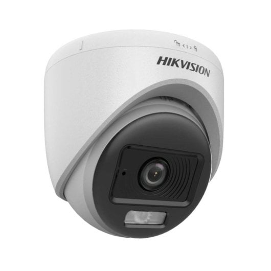 Caméra de sécurité Hikvision Value Dome ColorVu 2MP 2,8 mm F1.0 IP67 avec microphone intelligent et lumière