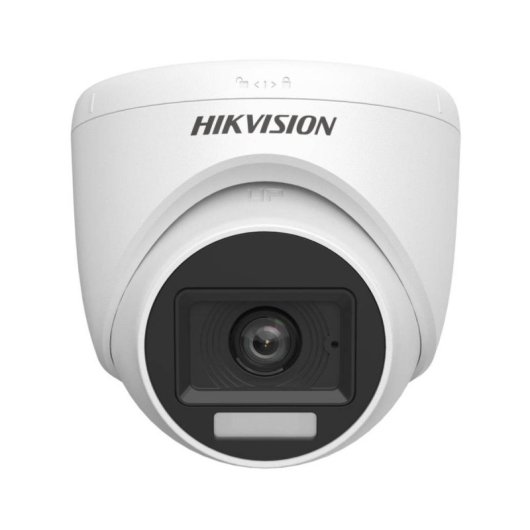 Cámara IP Hikvision DS-2CE76D0T-LPFS 2MP Smart-Hybrid IR/Luz Blanca Micrófono Interior