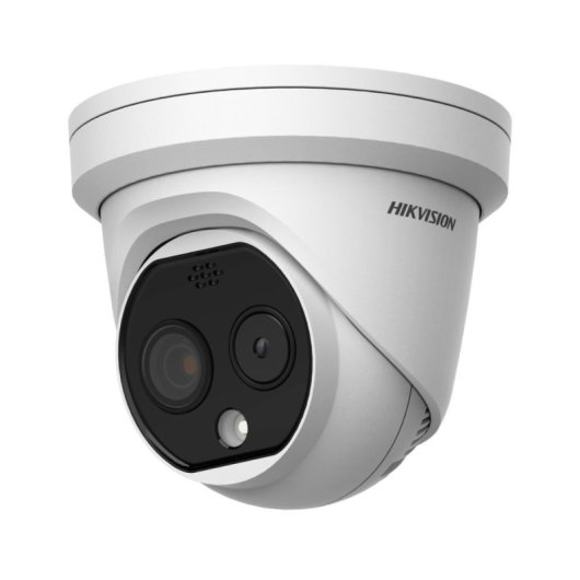Cámara IP Hikvision DS-2TD1228-7/QA(O-STD) 4MP térmica/óptica con detección inteligente