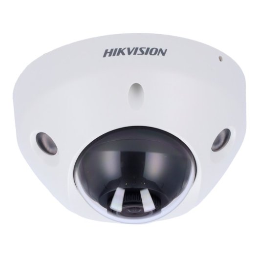 Cámara IP Hikvision DS-2CD2547G2-LS 4MP ColorVu 2.8mm PoE Exterior IA IP67 IK08