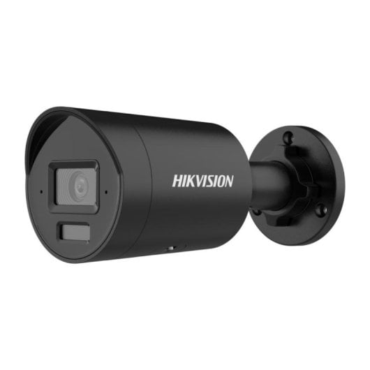 Cámara IP Hikvision DS-2CD2083G2-LI2U 8MP AcuSense Smart Hybrid Light micrófono doble negra