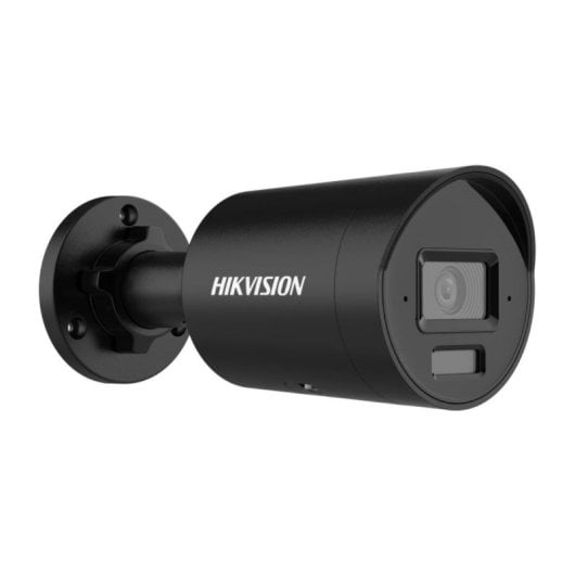 Cámara IP Hikvision DS-2CD2083G2-LI2U 8MP AcuSense Smart Hybrid Light micrófono doble negra