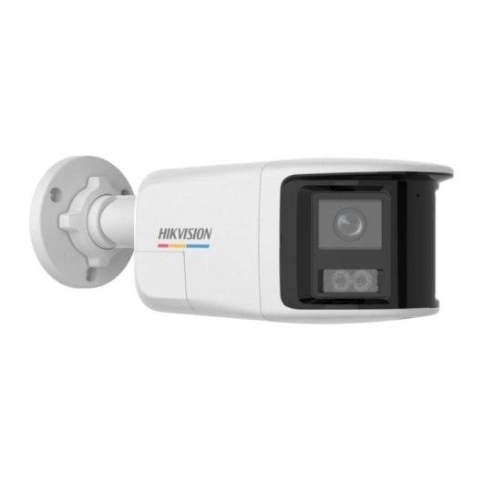 Cámara IP Hikvision DS-2CD1T67G2HP-LIUF/SRB 6MPx PoE 2.8mm 180° Color 24/7 Audio AI