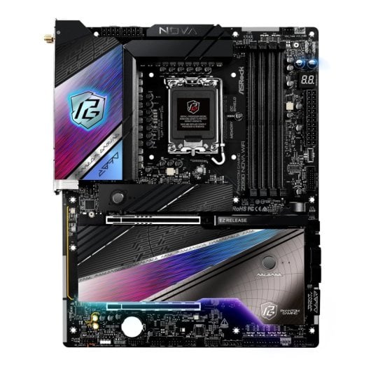 Scheda madre Asrock Z890 LGA 1851 ATX Phantom Gaming Z890 Nova WiFi DDR5 RAID WiFi