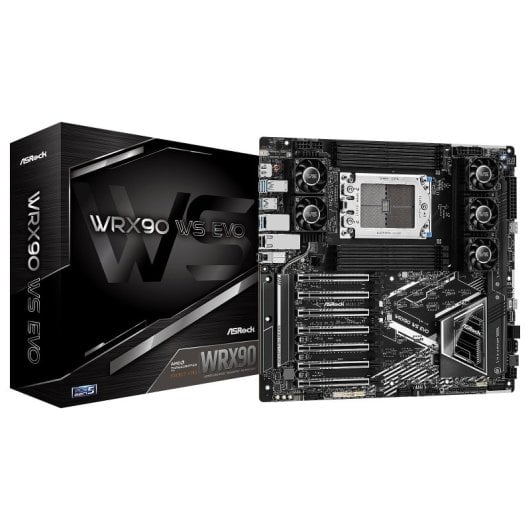 Scheda madre ASRock WRX90 Chipset WRX90 Socket sTR5 E-ATX WRX90 WS EVO DDR5 PCIe 4.0 Ethernet 2.5G