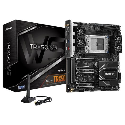 Carte mère Asrock AMD TRX50 sTR5 E-ATX TRX50 WS DDR5 WiFi 6E Multi-GPU PCIe 5.0