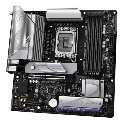 Carte mère Asrock B860 Micro ATX LGA 1851 B860M LiveMixer WiFi 6E DDR5/M.2