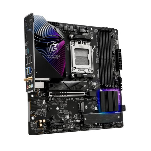 Carte mère Asrock B850 AMD AM5 Micro ATX B850M Phantom Gaming Riptide WiFi DDR5 PCIe 5.0