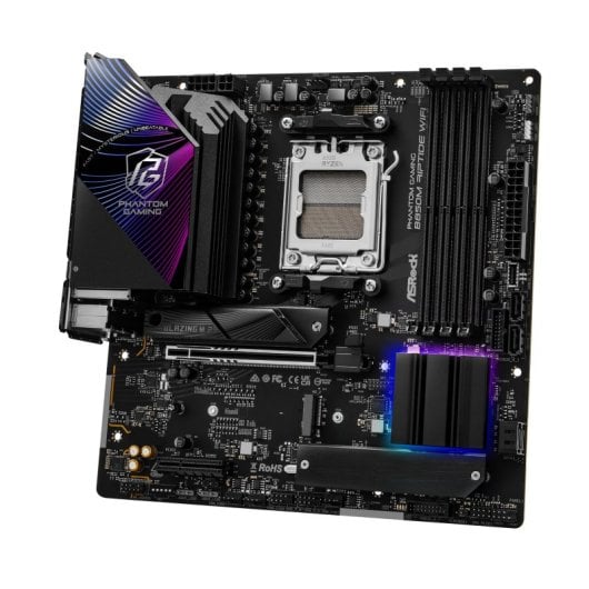 Carte mère Asrock B850 AMD AM5 Micro ATX B850M Phantom Gaming Riptide WiFi DDR5 PCIe 5.0