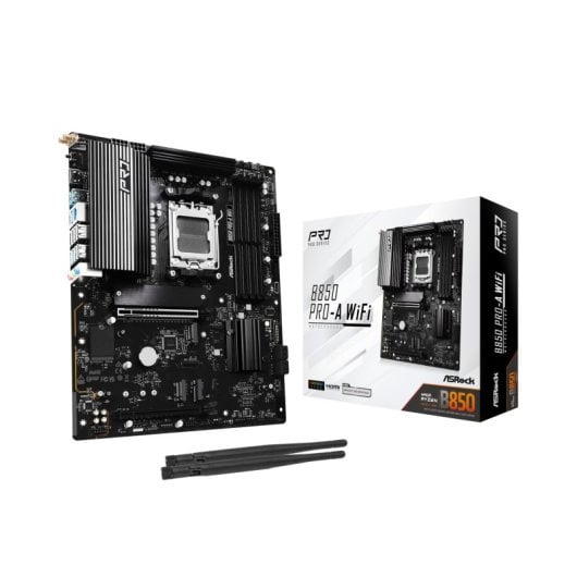 Placa Base ASRock AMD B850 ATX AM5 B850 Pro-A WiFi 6 USB 3.2 Gen2 RAID DDR5
