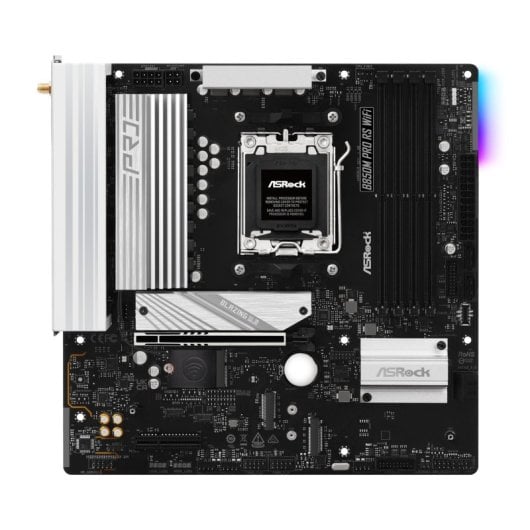 Scheda madre robusta Asrock B850M AM5 Micro ATX Pro Race Sport WiFi DDR5 PCIe 5.0 VRM