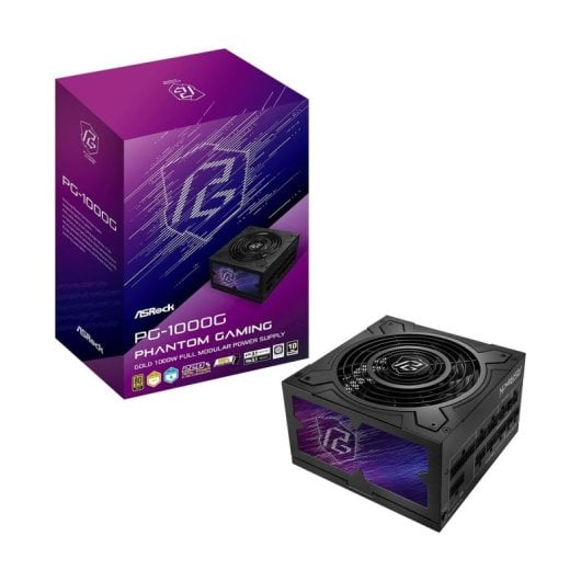 Fuente de Alimentación Asrock 1000W 80 PLUS Gold SL-1000G Steel Legend Protección total