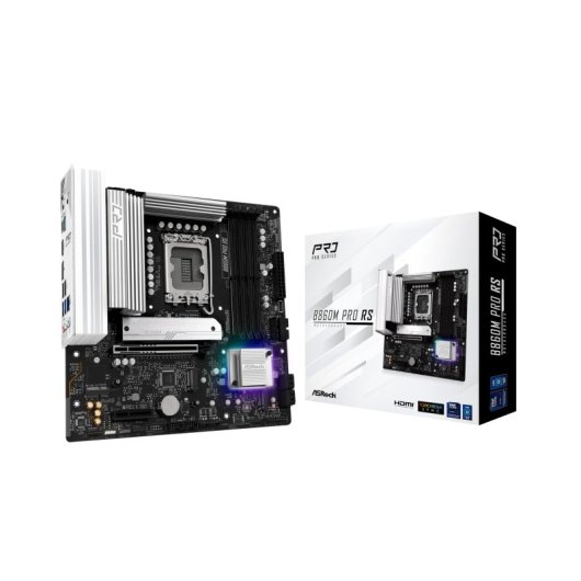Asrock B860M Pro RS Motherboard Intel B860M LGA 1851 Micro-ATX DDR5