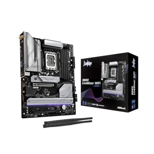 Asrock B860 LiveMixer WiFi Motherboard ATX B860 LGA 1851 DDR5 PCIe 4.0