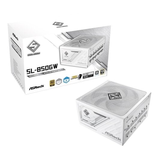 Asrock 850W 80 PLUS Gold Steel Legend White Netzteil mit erweitertem Schutz
