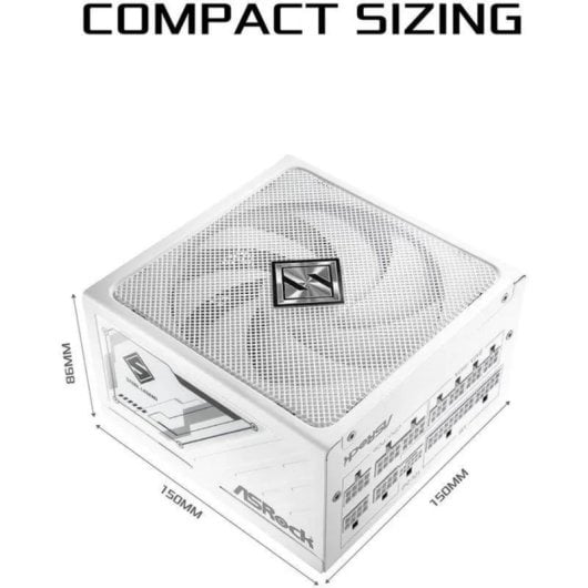 Source d'alimentation Asrock SL-850GW 850W 80 PLUS Gold modulaire blanche