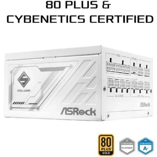 Source d'alimentation Asrock SL-850GW 850W 80 PLUS Gold modulaire blanche